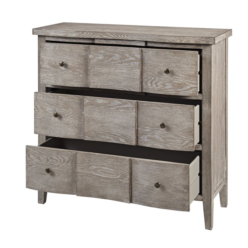 Martha Stewart Reba 3 Drawer Accent Chest Wayfair