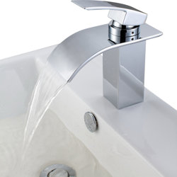 Bathroom Waterfall Faucet sumerain single handle deck mount waterfall bathroom sink faucet Bathroom Waterfall Faucet sumerain single handle deck mount waterfall bathroom sink faucet