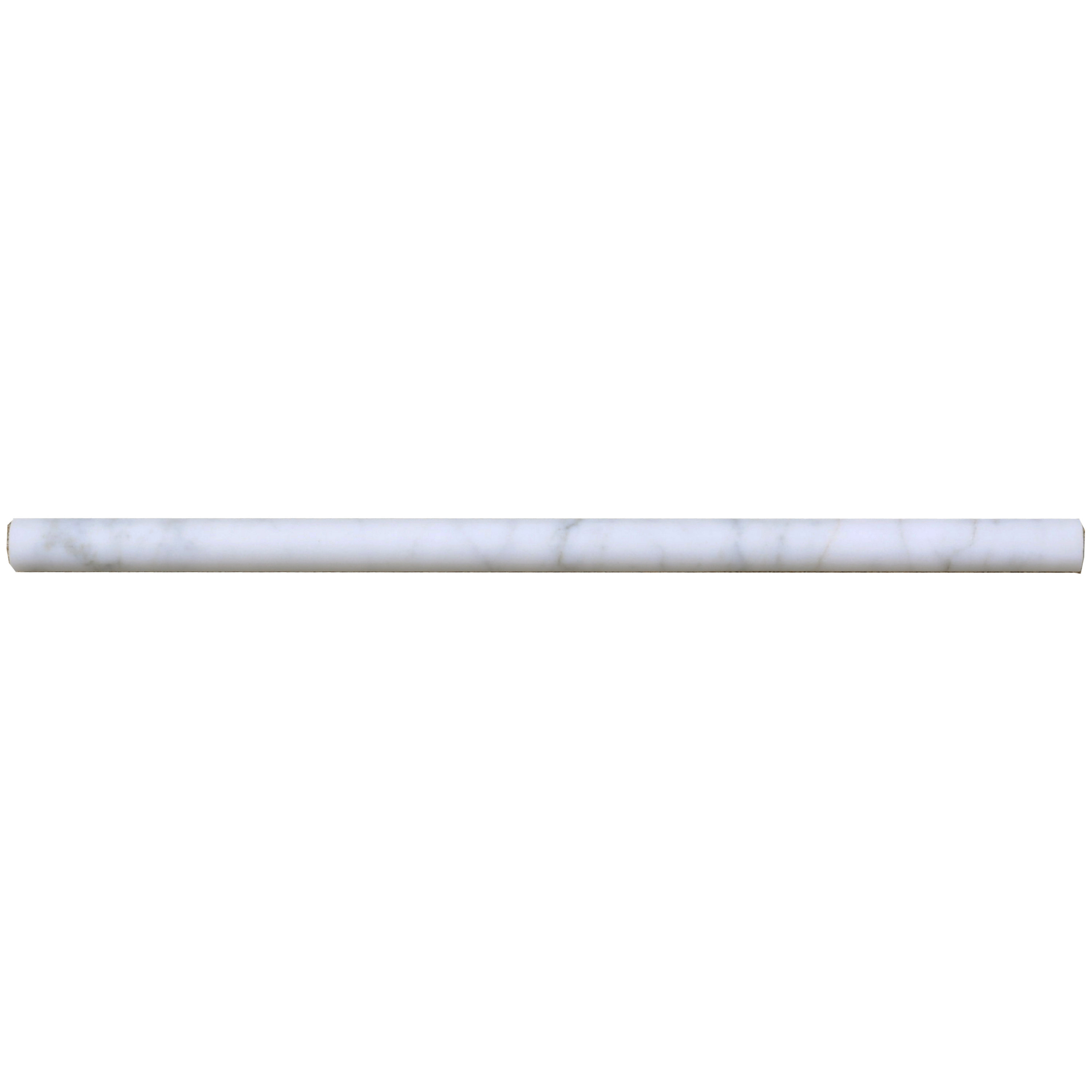 The Bella Collection Carrara 12 Honed Marble Bullnose Tile Trim In The Bella Collection Carrara 12 Honed Marble Bullnose Tile Trim In White Wayfair