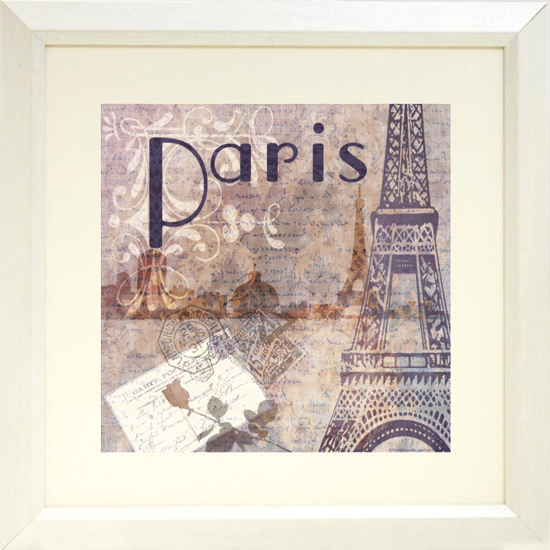 Buy Art For Less Travel Poster Paris France Eiffel Tower Paris By Jill Meyer Framed Vintage Advertisement Wayfair Join the wayfair loyalty program to save even more.