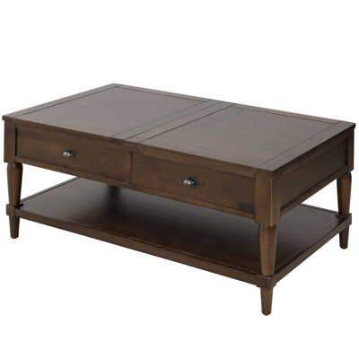 Darby Home Cowoolf Lift Top Coffee Table With Storage Darby Home Co Color Brown Dailymail