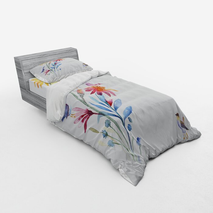 East Urban Home Watercolor Duvet Cover Set Wayfair