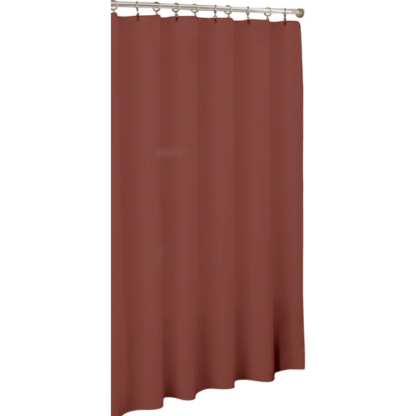 Symple Stuff Vinyl Mildew Resistant Single Shower Curtain Liner Reviews Wayfair Symple Stuff Vinyl Mildew Resistant
