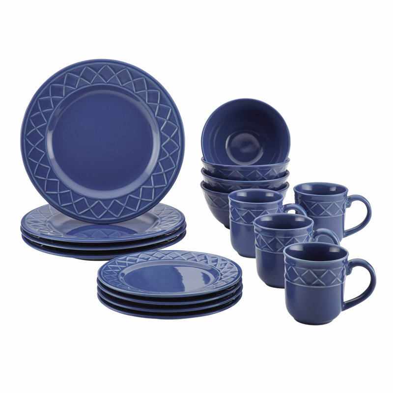 Paula Deen 16 Piece Dinnerware Set Service For 4 Paula Deen 16 Piece Dinnerware Set Service For 4