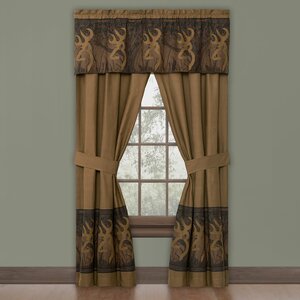 Buckmark Curtain Panels (Set of 2)