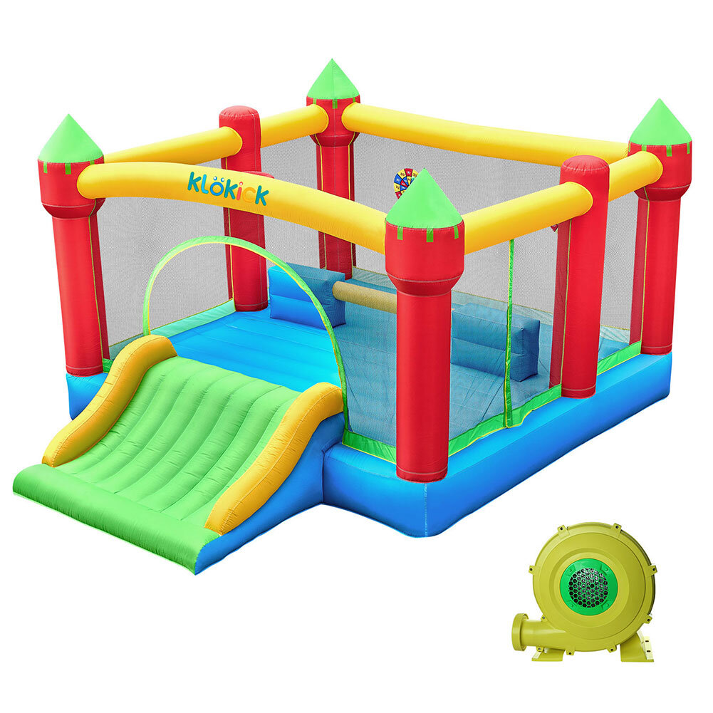 TOP QUALITY 6ft Inflatable Bouncy Castle w/ Blower Kids Childrens Jumper House 
