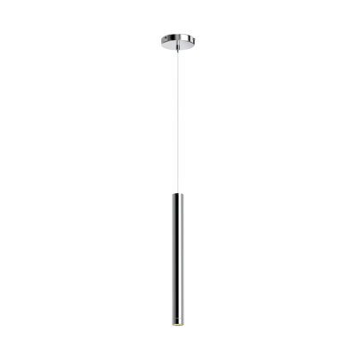 Steelos 1-Light Cylinder Pendant Blackjack Lighting Finish: Polished Chrome