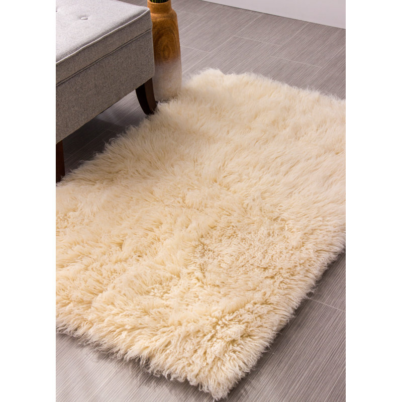 Super Area Rugs Flokati Wool Natural Rug Reviews Wayfair Flokati Wool Natural Area Rug