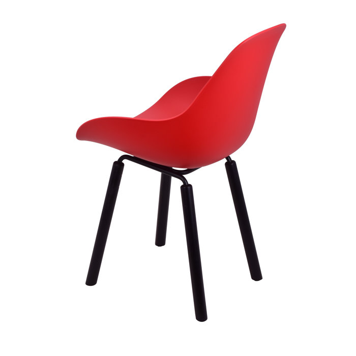 Wrought Studio Schrader Side Chair In Red Wayfair Ca