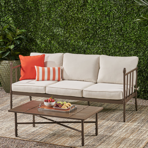 Cast Aluminum Patio Sofa Wayfair