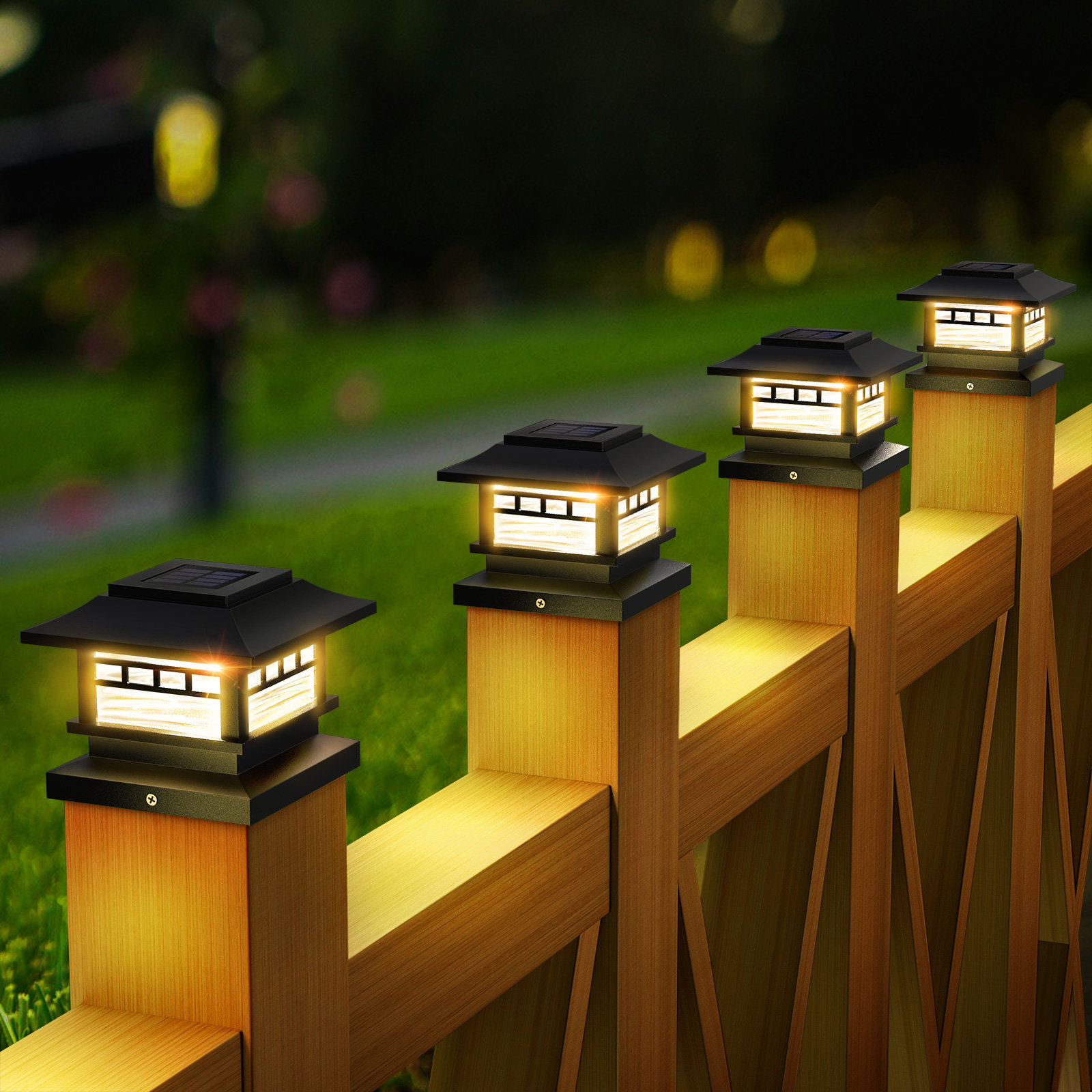 best led deck post lights