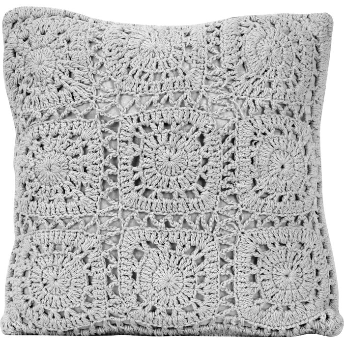 Ophelia Co Weimer Crochet Throw Pillow Reviews Wayfair Ca