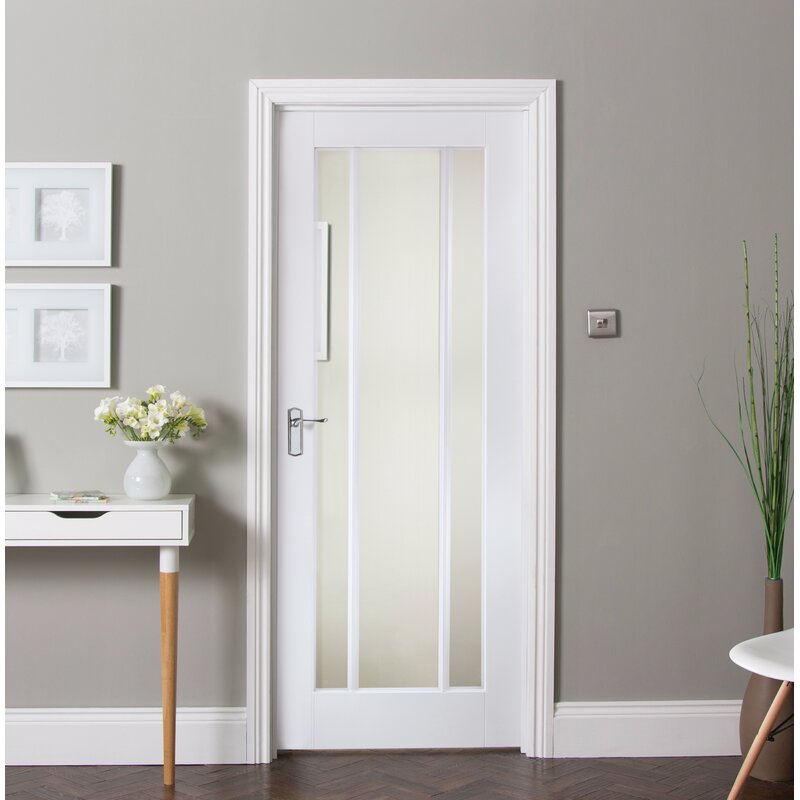 Jeld Wen Worcester Glazed Internal Door Primed & Reviews | Wayfair.co.uk