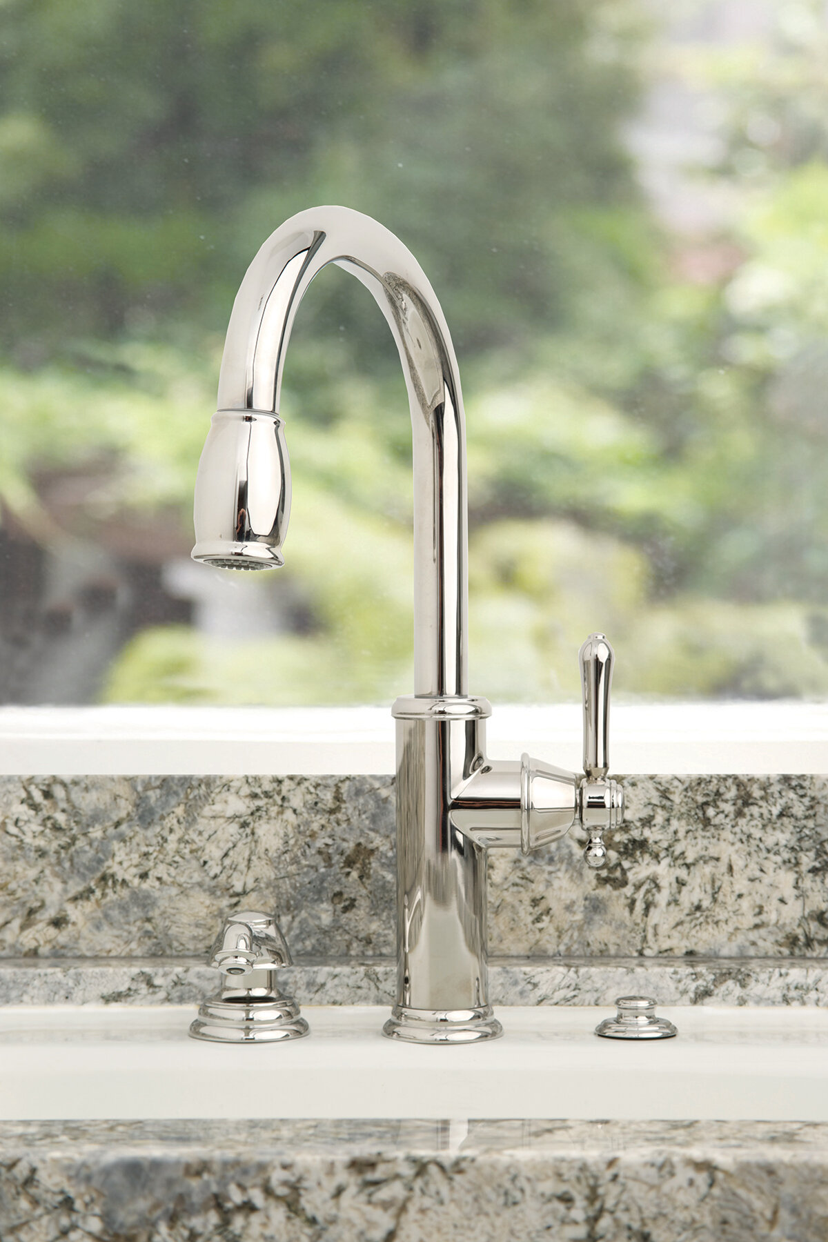 Newport Brass Chesterfield Pull Down Single Handle Kitchen Faucet