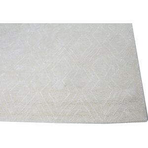 Lucus Hand-Tufted Snow Area Rug