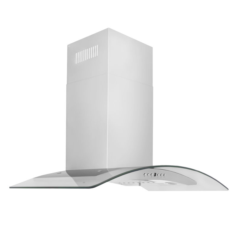 Zline Kitchen And Bath 30 400 Cfm Ducted Wall Mount Range Hood In Brushed 430 Stainless Steel Reviews Wayfair
