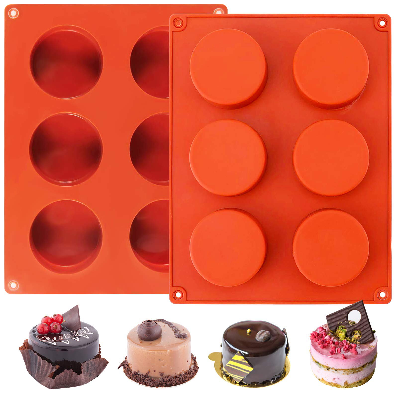 Silicone Cupcake Mold Muffin Chocolate Cake Candy Cookie Baking Mould Pan Tools 