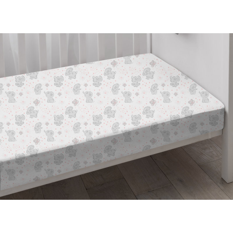Harriet Bee Beene 1 Pack Cotton Fitted Crib Sheet Giraffe