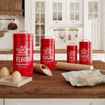 Wayfair | Red Kitchen Canisters & Jars You'll Love in 2022