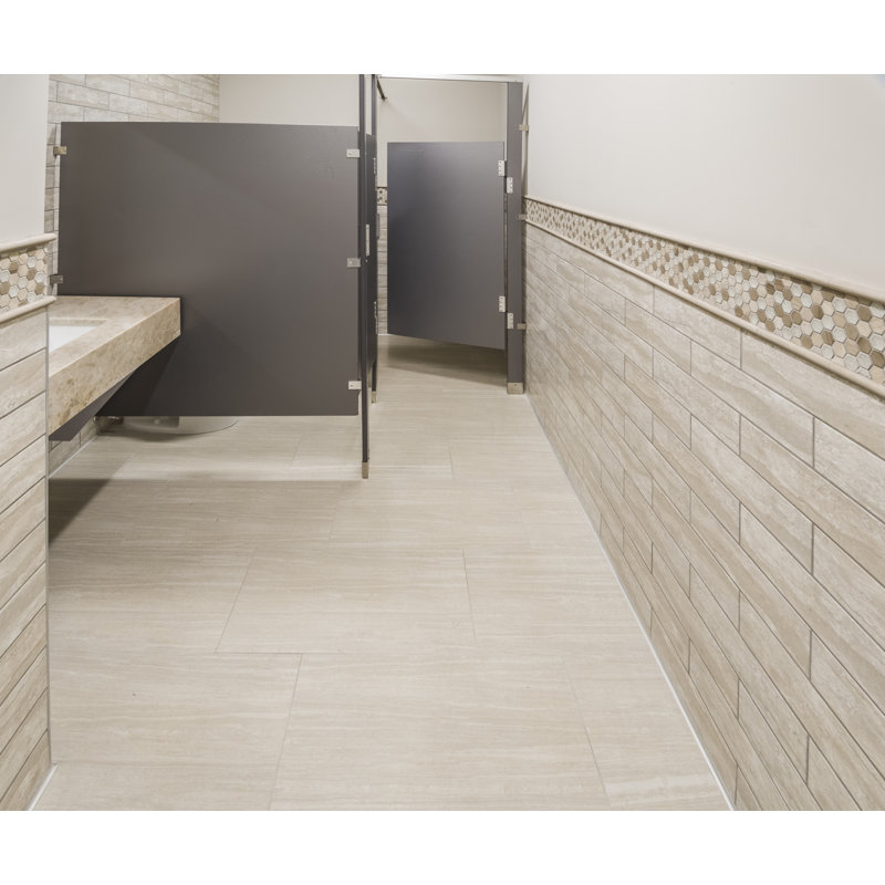 Msi Clique 4 X 16 Porcelain Bullnose Tile Trim In Gray Wayfair Porcelain Bullnose Tile Trim In Gray
