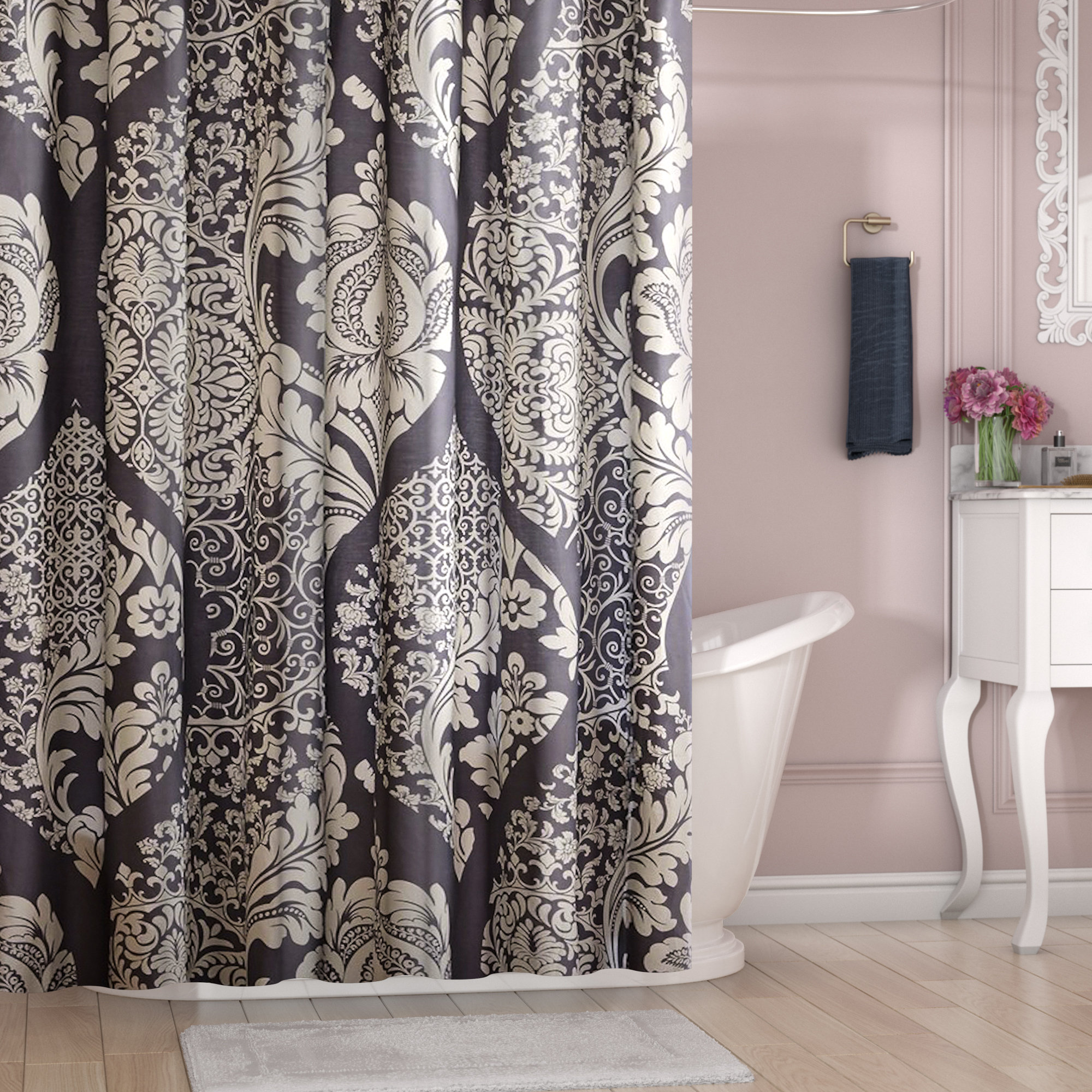 Willa Arlo Interiors Boyden Cotton Single Shower Curtain Reviews