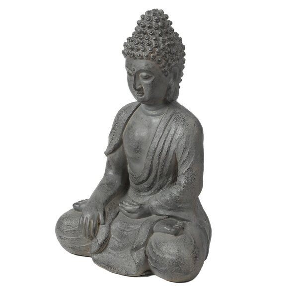 Mistana™ Eslinger Enlightened Buddha Garden Statue & Reviews 