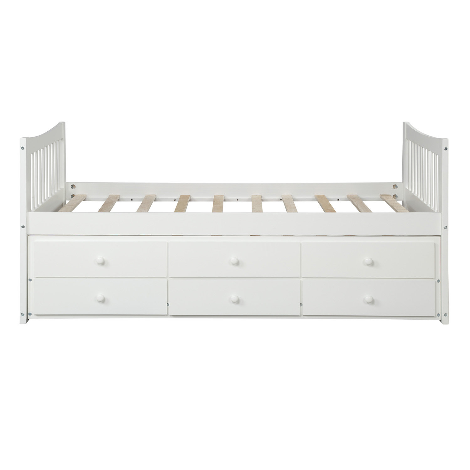 Harriet Bee Clayhatchee Kids Twin Bed With Trundle And Drawers Harriet Bee Clayhatchee Kids Twin Bed