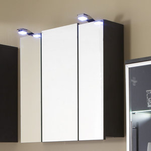 68 cm x 71 cm Spiegelschrank mit LED Beleuchtung..