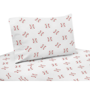 White Sports Coverage NCAA Kansas Jayhawks Micro Fiber Sheet Set King
