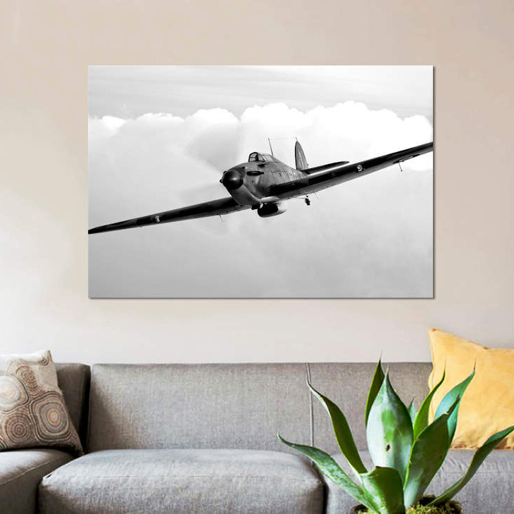East Urban Home A Hawker Hurricane Aircraft In Flight I Graphic Art Print On Canvas Wayfair