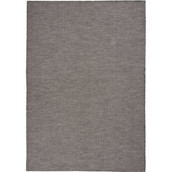 Ebern Designs Marlianna Power Loom Charcoal Indoor Outdoor Use Rug Reviews Wayfair