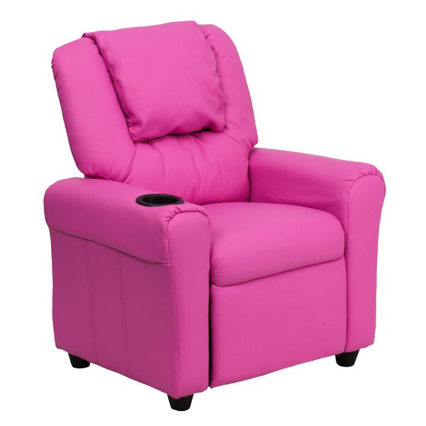 childs pink recliner chair