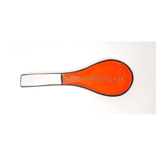 Jai Spoon Rest Bloomsbury Market Colour: Orange