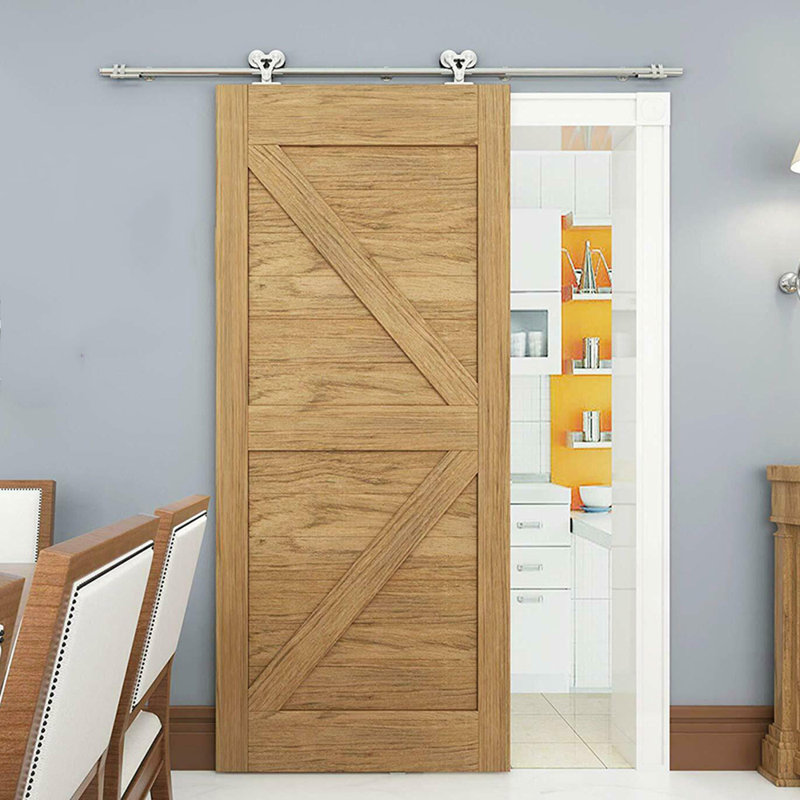 Winsoon Sliding Standard Single Barn Door Hardware Kit Wayfair
