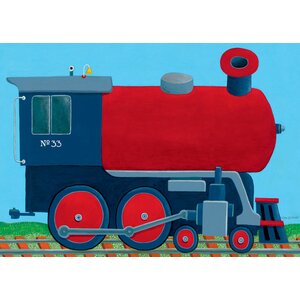 Train Engine Canvas Art