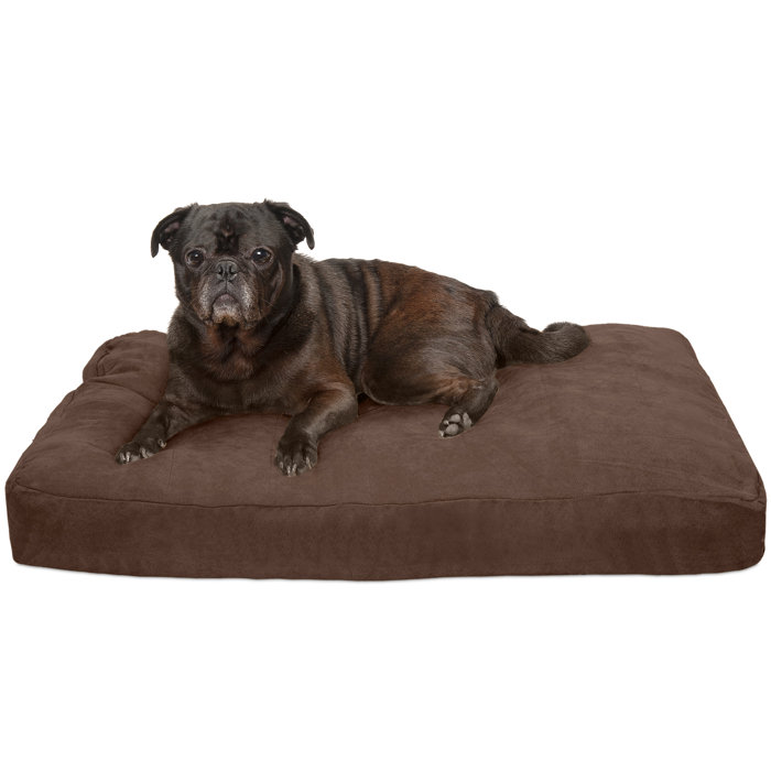 Tucker Murphy Pet Cerny Quilted Suede Deluxe Pet Pillow Classic