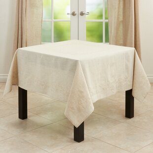 Nude Beige Polka Dot PVC Tablecloth Vinyl Oilcloth Kitchen Dining Table