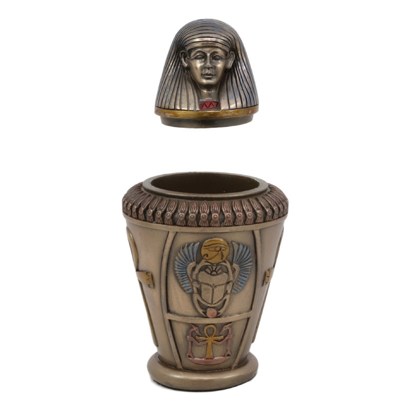 Laxford Ancient Egyptian Gods And Deities Imsety Canopic Jar Figurine