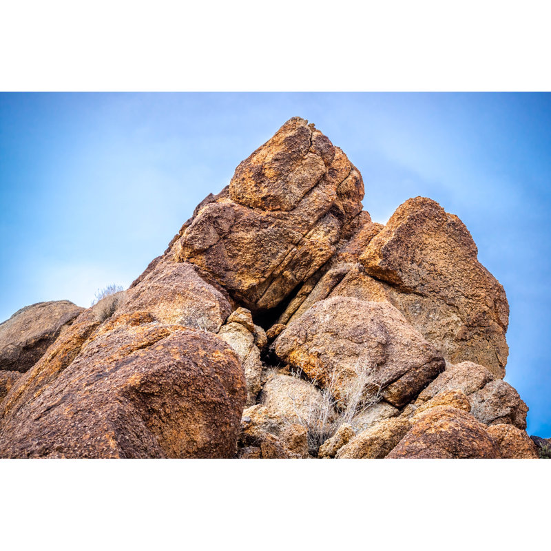 Boulder of Rocks - Wrapped Canvas Photograph