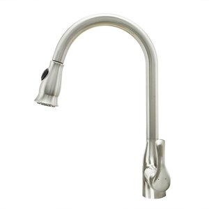Pull Down Single Handle Deck Mounted Kitchen Faucet