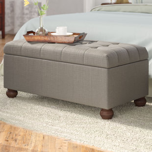 Go to store & view more images Birch Lane? Heritage Oakbrook Upholstered Storage Bench