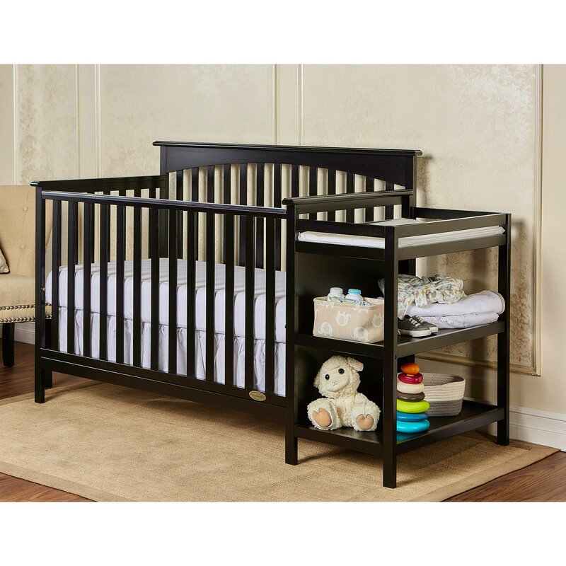 5 in 1 crib with changing table