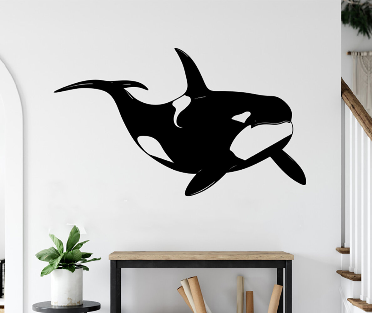 Highland Dunes Orca Killer Whale Vinyl Wall Decal Wayfair