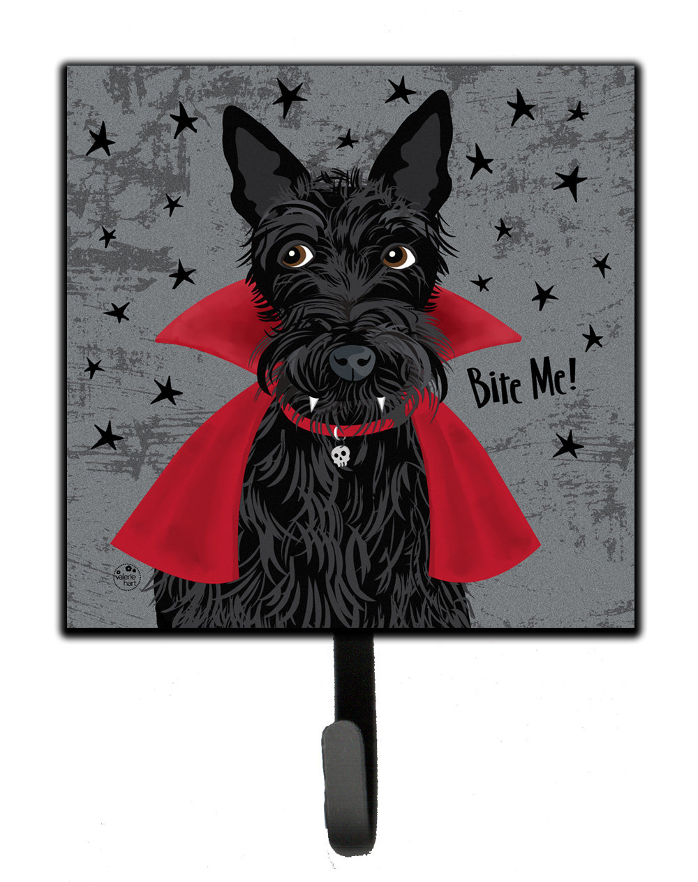 Winston Porter Turgut Halloween Vampire Scottie Wall Key Organizer With Key Hooks Wayfair