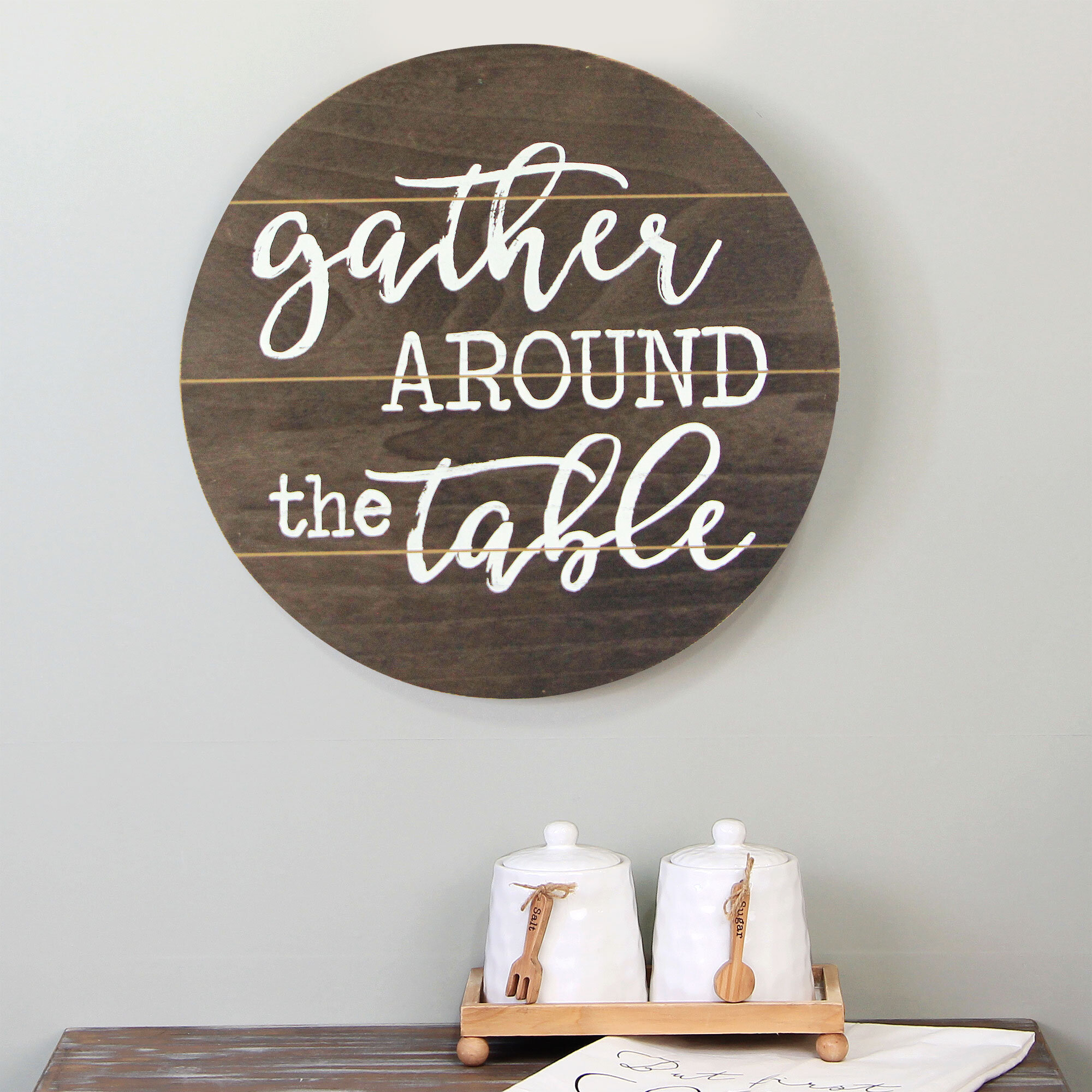 Trinx Gather Around The Table Wall Decor Reviews Wayfair