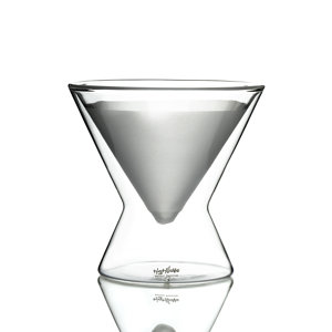 La MarTini 8 oz. Frosted Double Wall Glass (Set of 4)