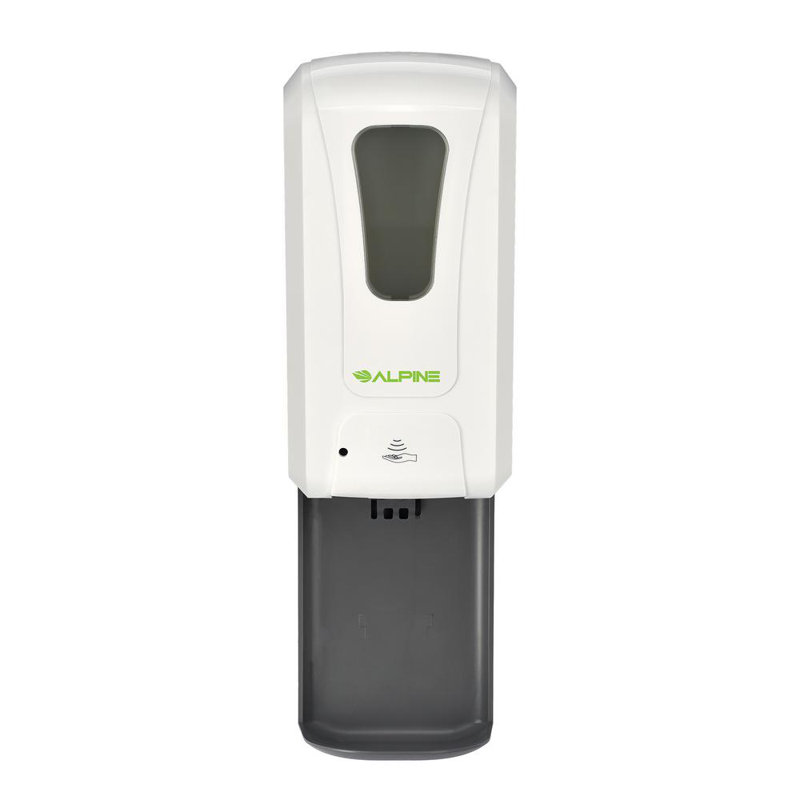Alpine Industries 1200 Ml Wall Mount Automatic Foam Hand Sanitizer Soap Dispenser With Drip Tray Wayfair