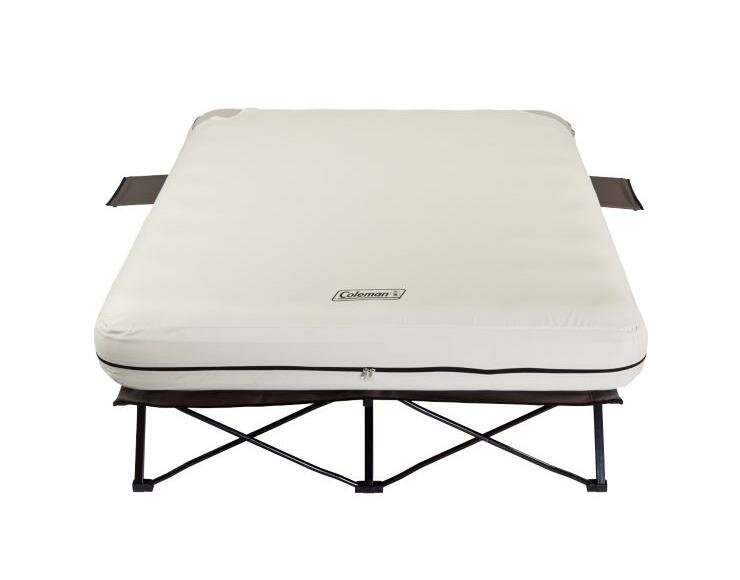 coleman queen airbed with frame