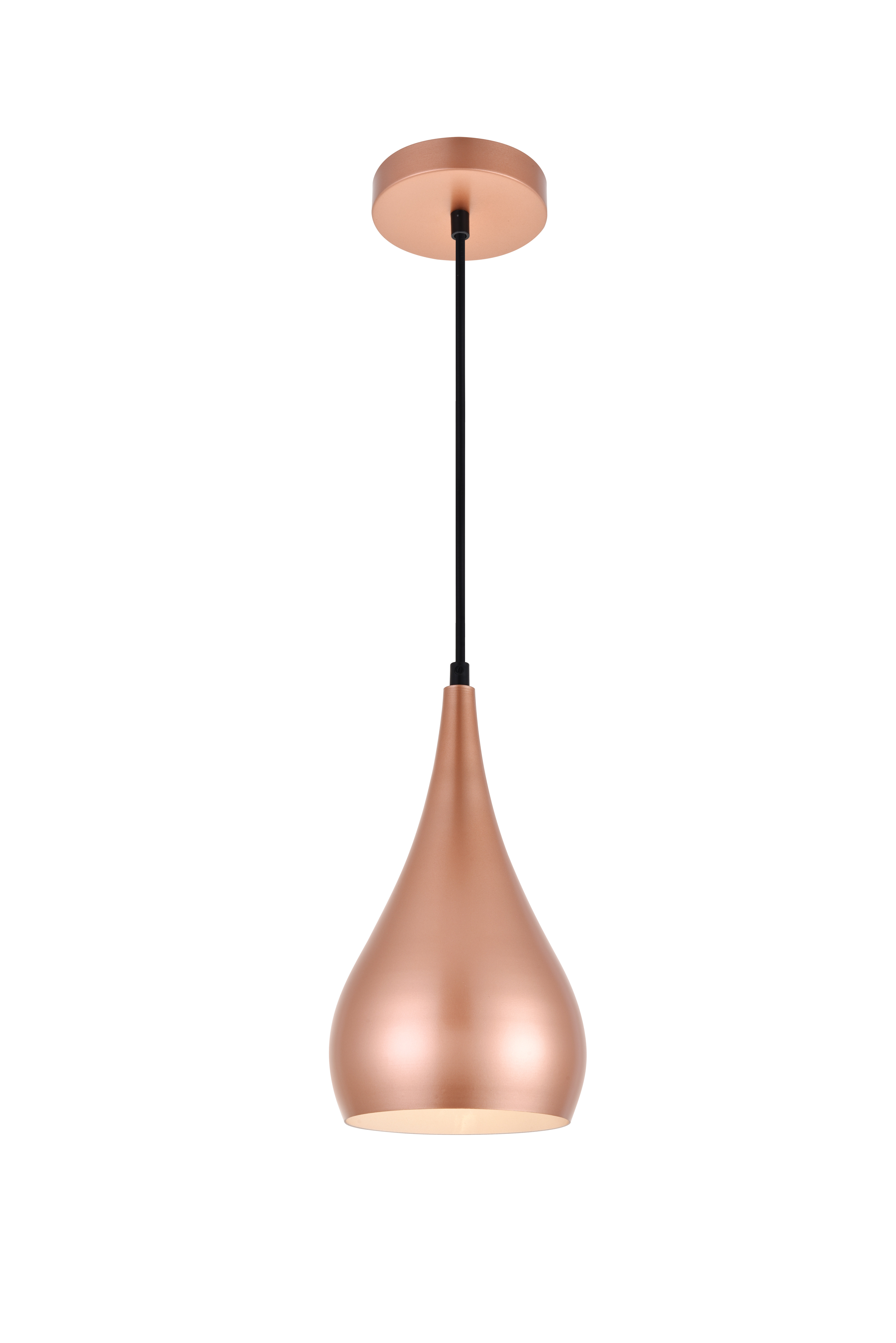 Copper teardrop pendant light Clearance