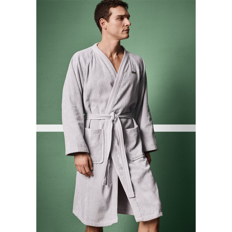 lacoste bathrobe mens